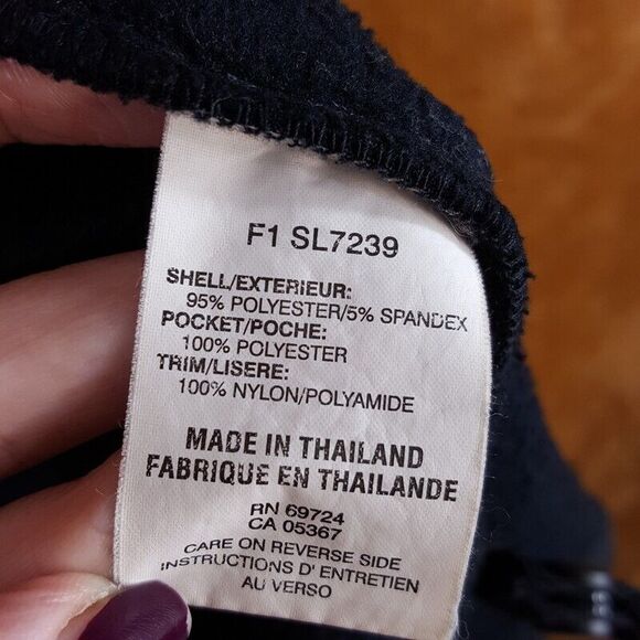 COLUMBIA Womens Jacket Small Black Zip Up Omni Therm Stretch Outdoor Logo - Picture 6 of 8